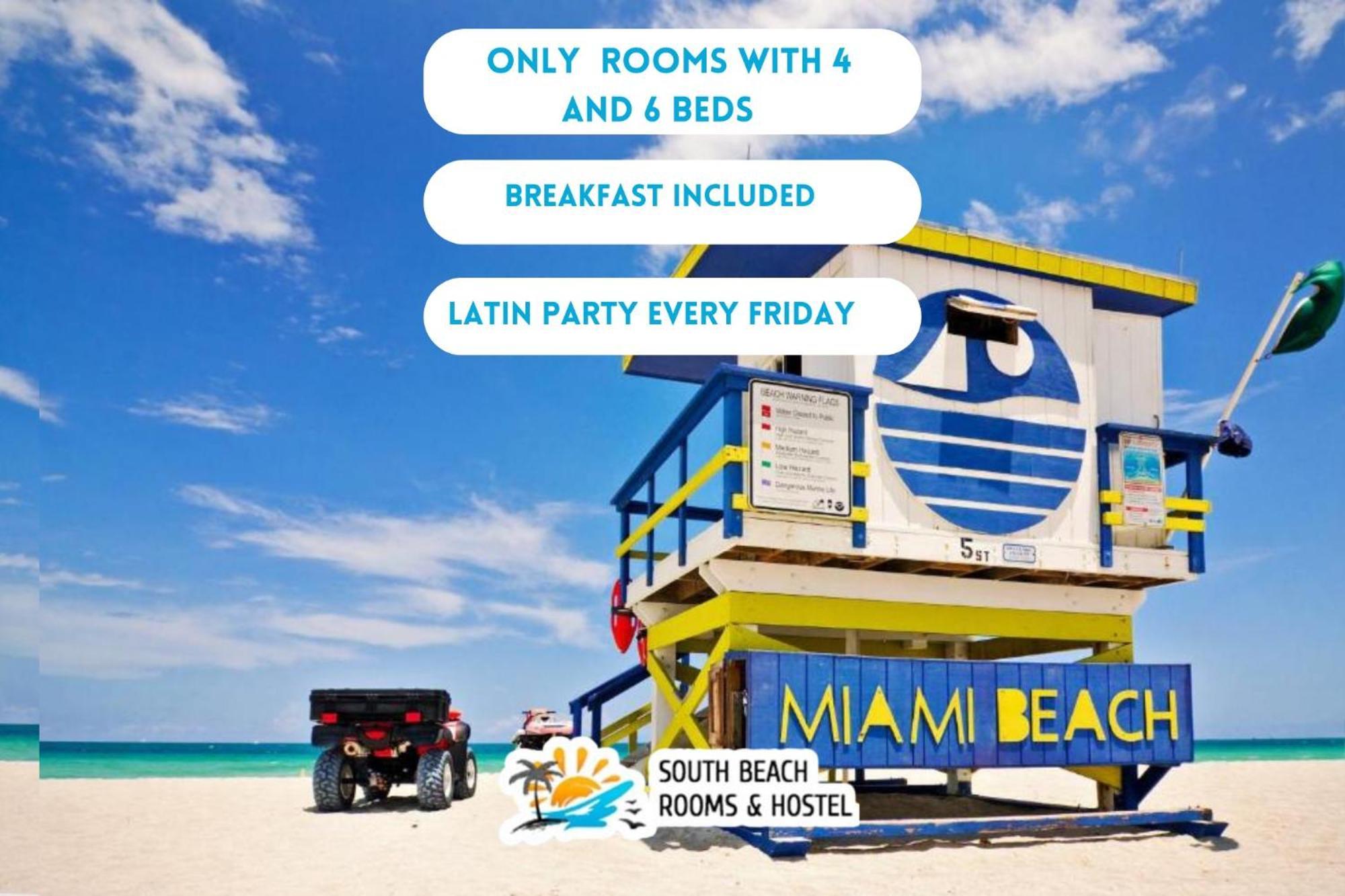 South Beach Rooms&Hostel Miami Beach Exterior foto